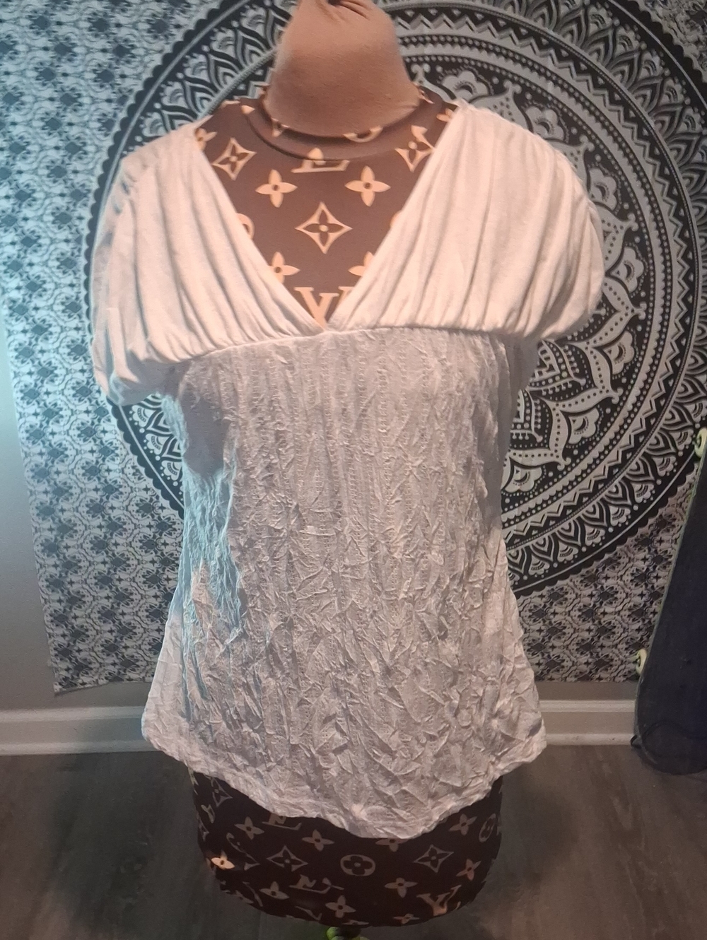 To The Max Textured Short Sleeve Top in Pink XL